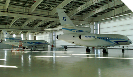 The Ostafyevo International Business Airport Hangar Complex for Five Airplanes